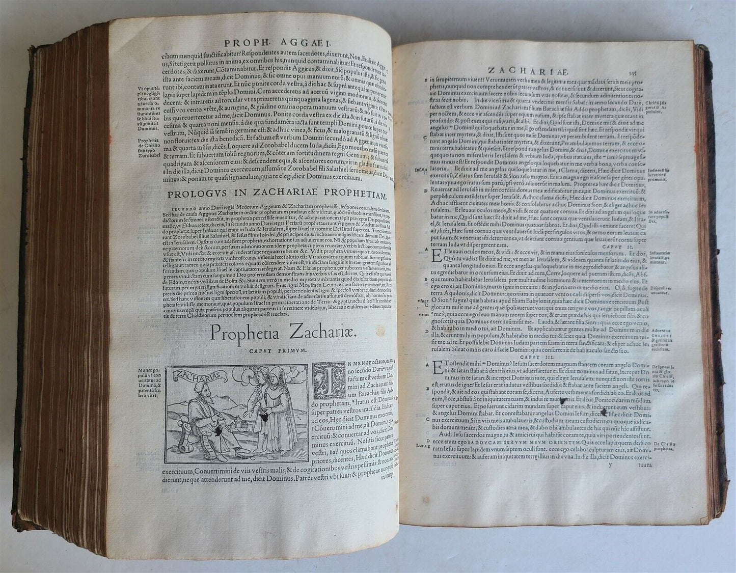 1543 BIBLE LATIN ANTIQUE FOLIO ILLUSTRATED HANS HOLBEIN ZWINGLIBIBEL APOCALYPSE