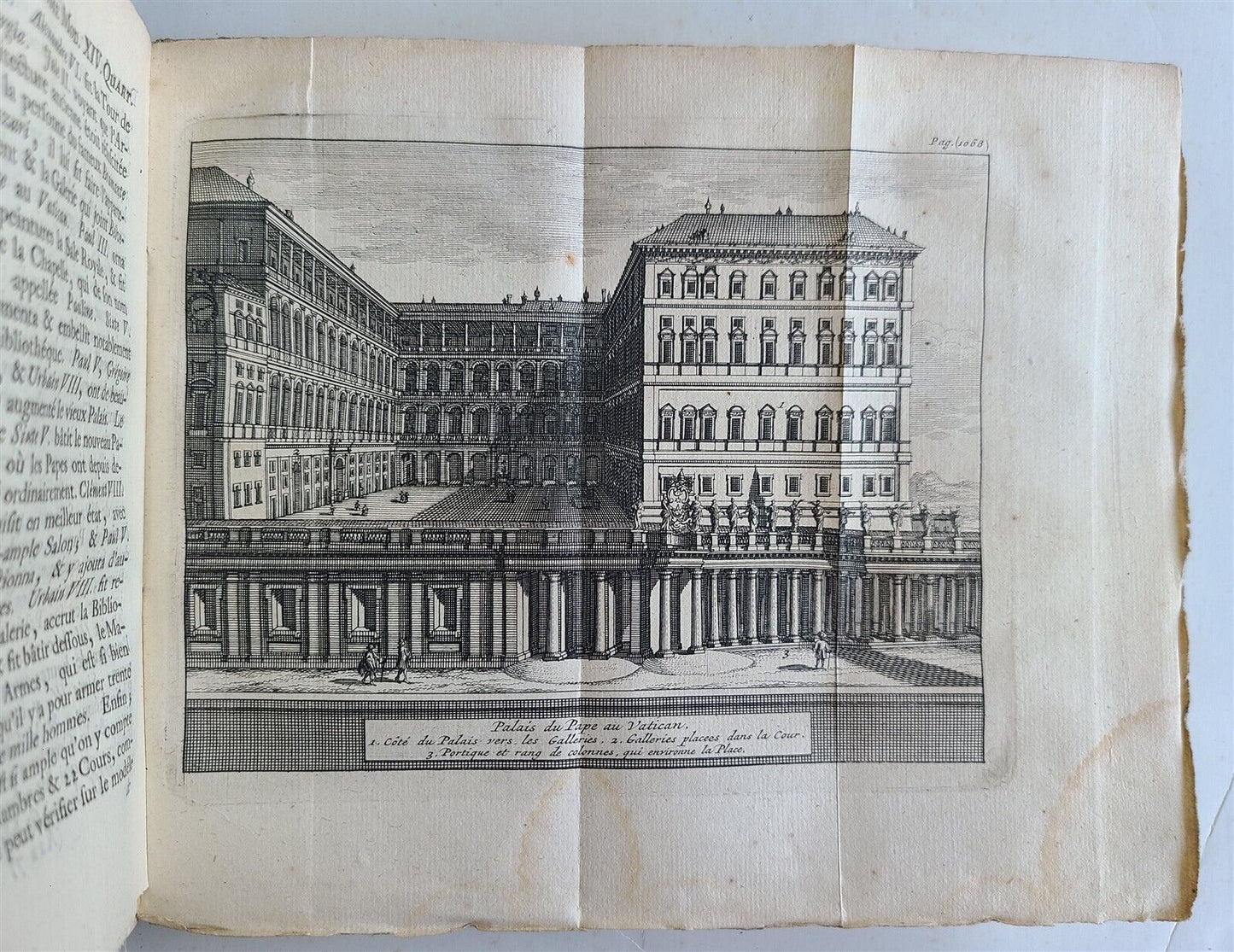 1713 ROME MODERNE antique ILLUSTRATED 5 VOLUMES