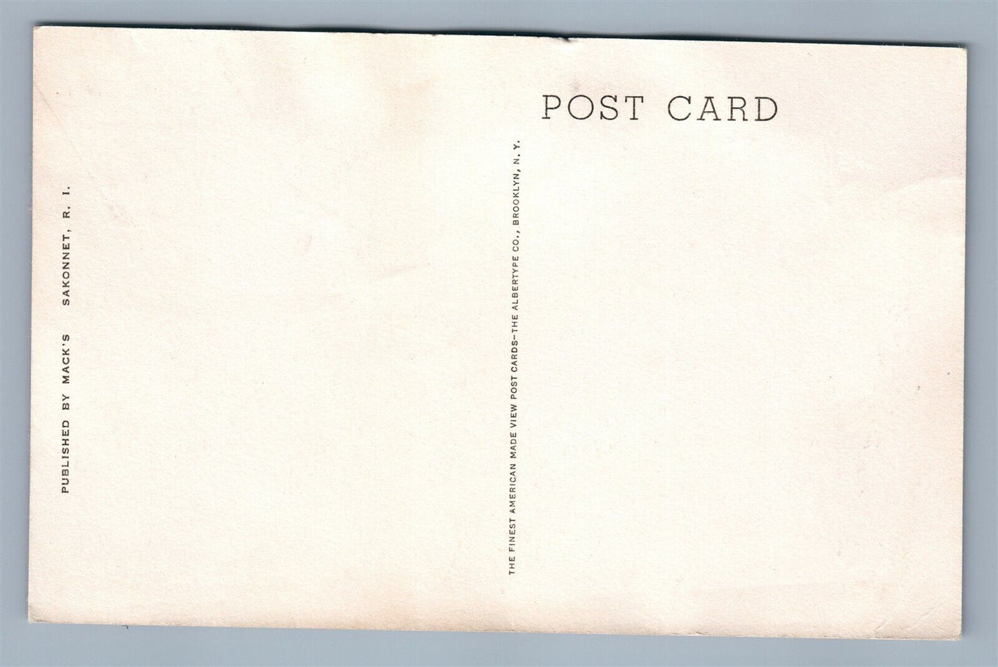 LITTLE COMPTON RI GARDEN CENTER ANTIQUE POSTCARD