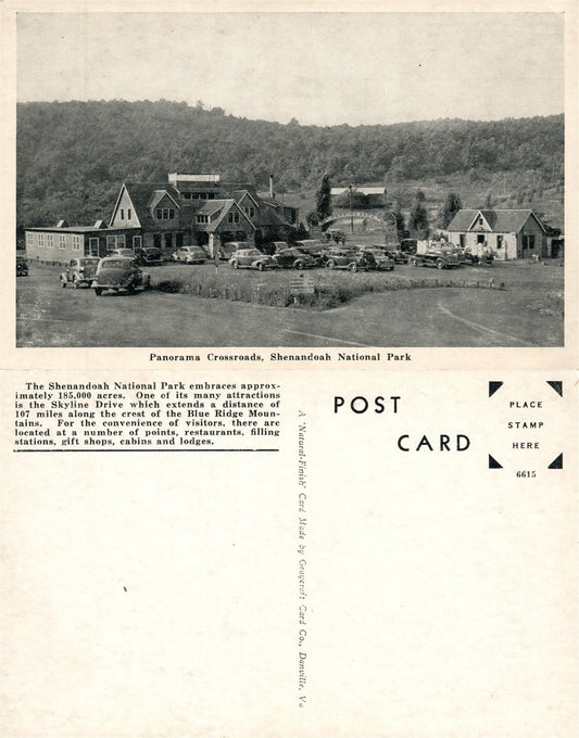 SHENANDOAH NATIONAL PARK VA VINTAGE POSTCARD