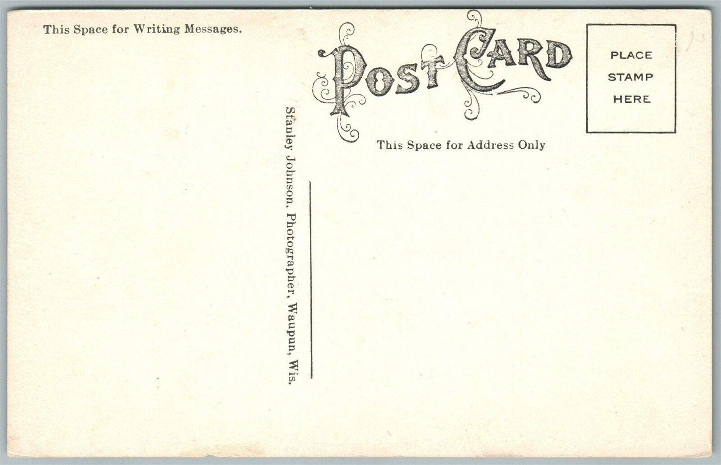 FISHING EXAGGERATED 1912 ANTIQUE POSTCARD