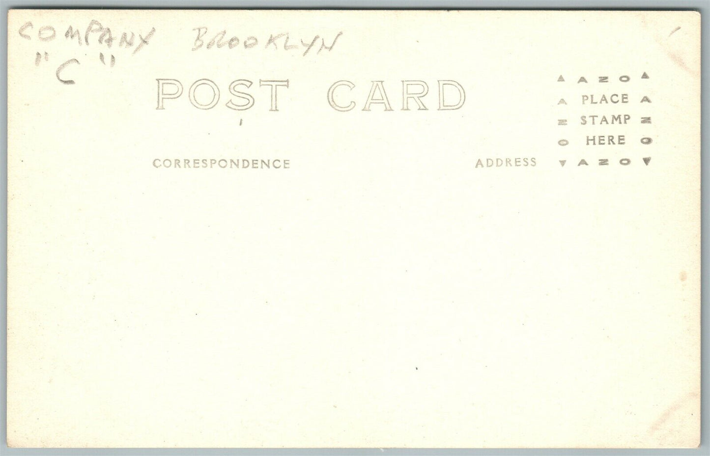 WWI MILITARY VINTAGE REAL PHOTO POSTCARD RPPC parade US flag