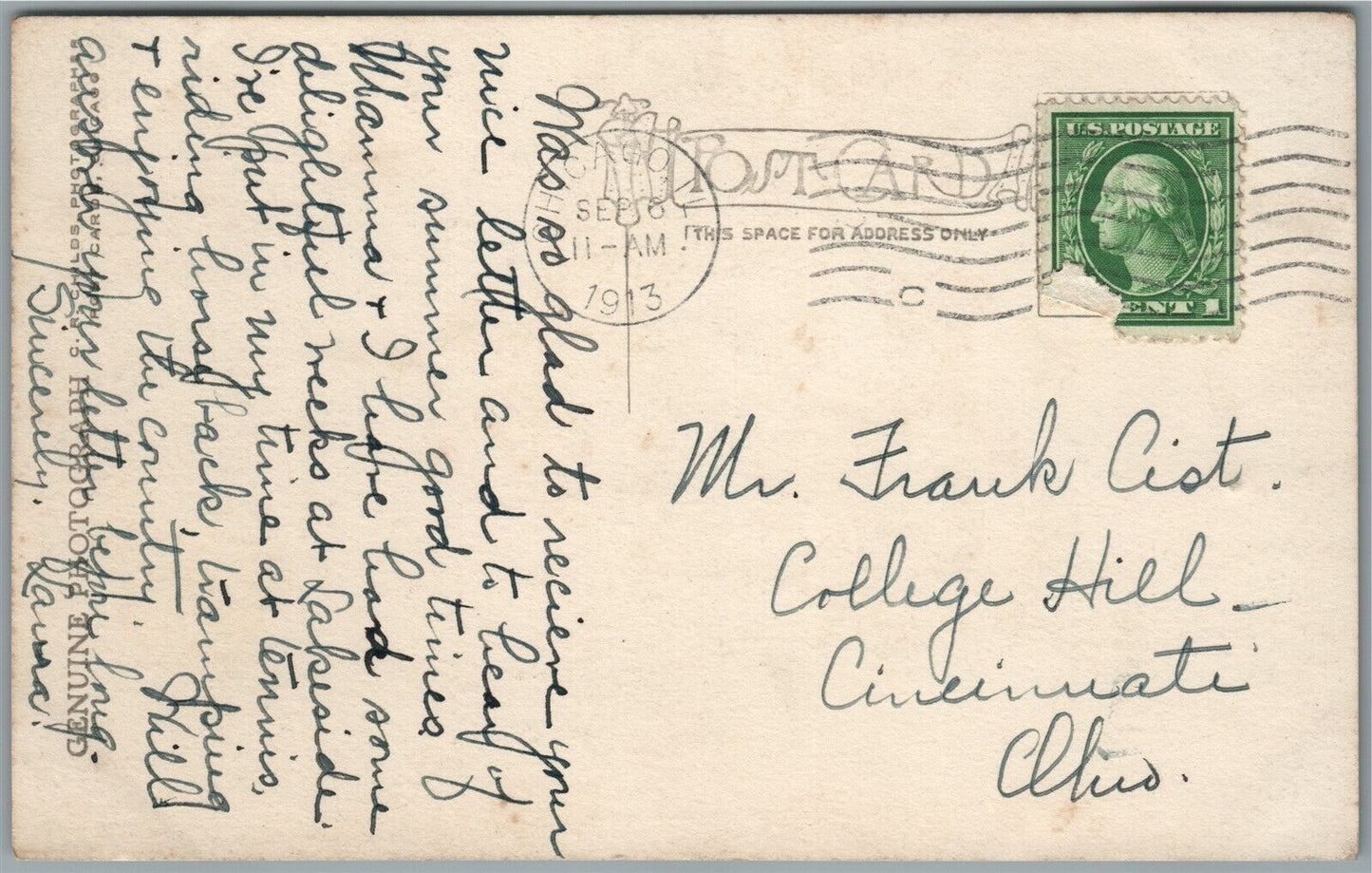 DERELICT MI LAKESIDE BOAT ANTIQUE REAL PHOTO POSTCARD RPPC