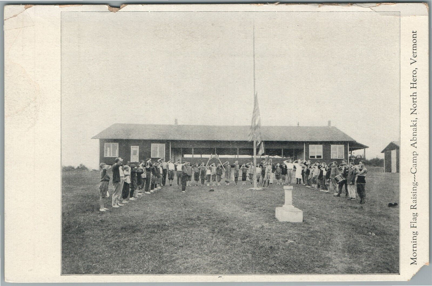 NORTH HERO VT CAMP ABNAKI ANTIQUE POSTCARD