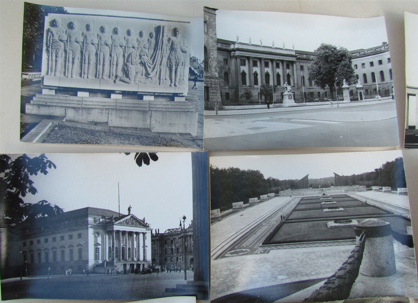 LOT OF 28 GERMAN VINTAGE REAL PHOTO POSTCARD RPPC BERLIN TREPTOWER PARK
