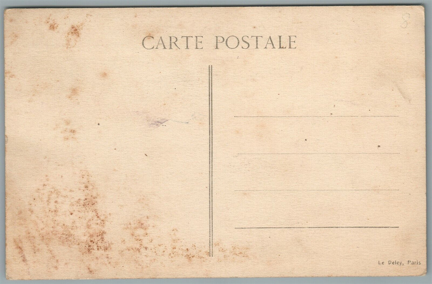 FRENCH BIPLANE CAUDRON BOMBARDEMENT WWI ERA ANTIQUE POSTCARD