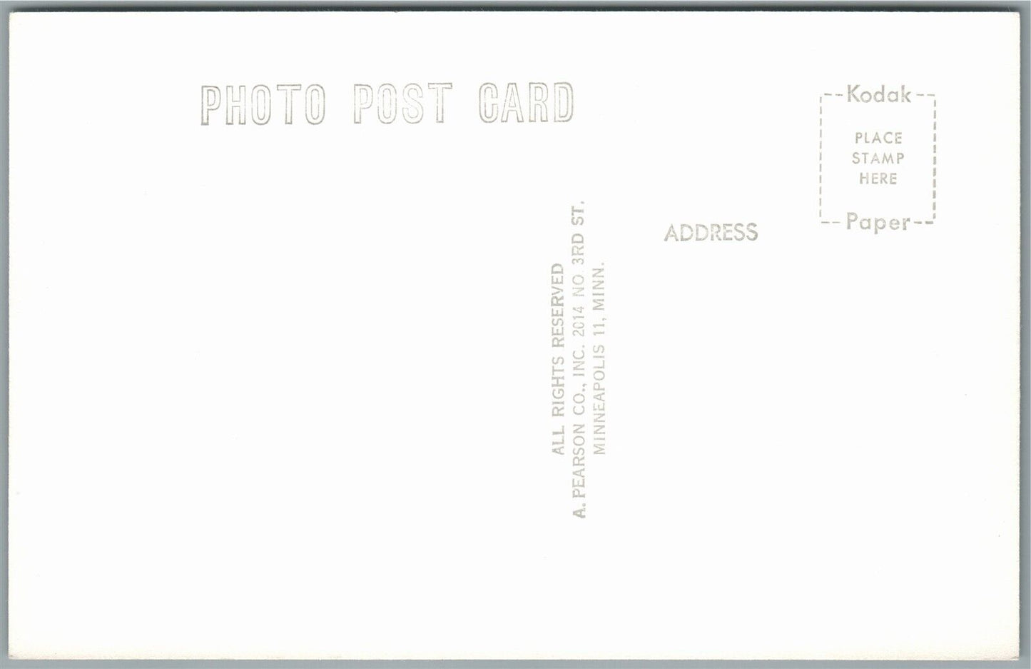 BUFFALO MN STREET SCENE VINTAGE REAL PHOTO POSTCARD RPPC