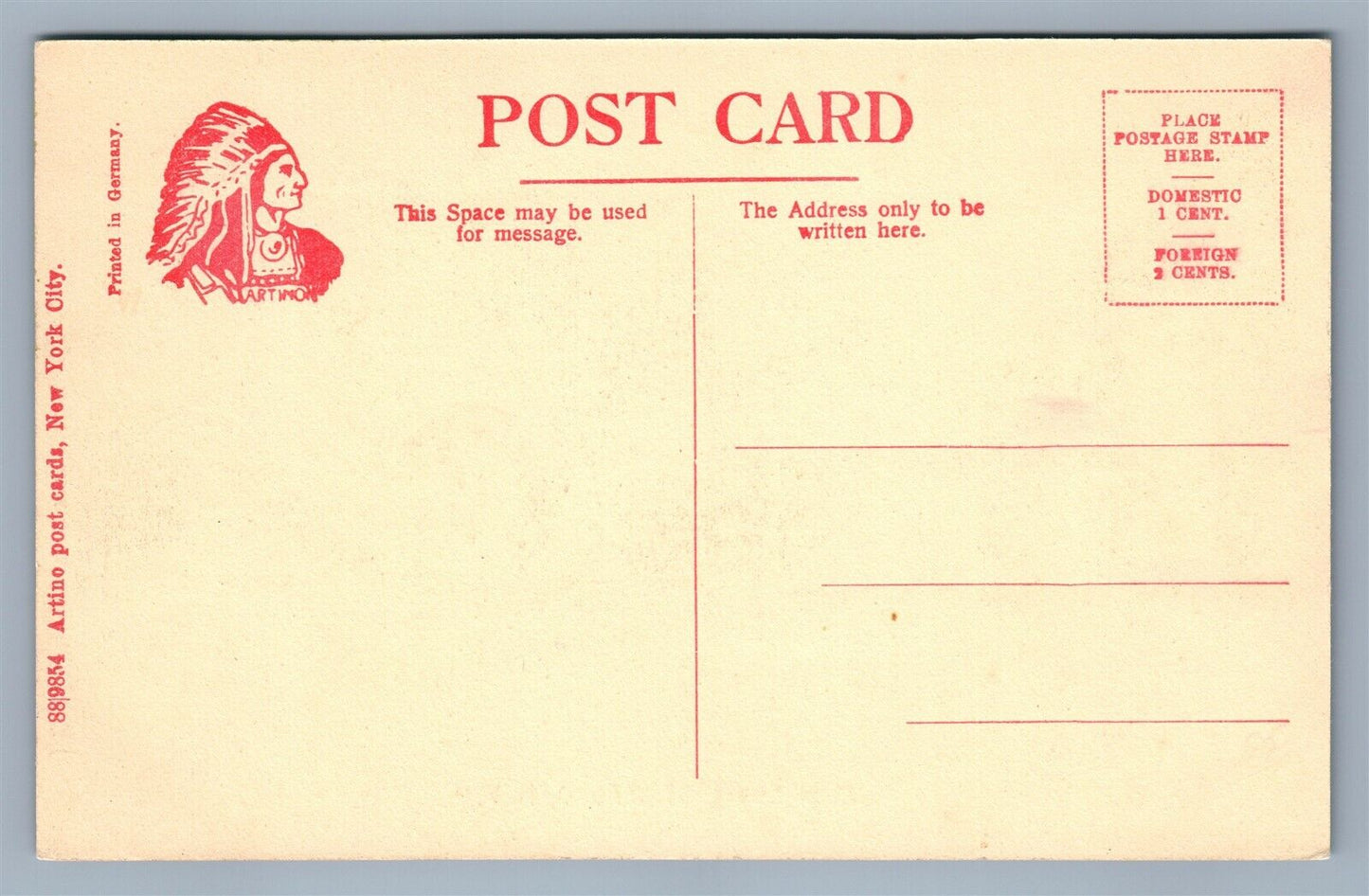 STAMFORD NY MAIN STREET ANTIQUE POSTCARD