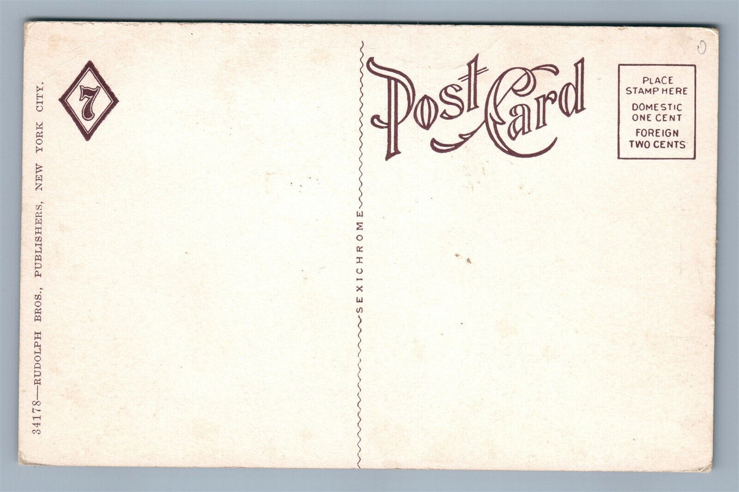 MT. VERNON New York OAKWOOD HEIGHTS ANTIQUE POSTCARD