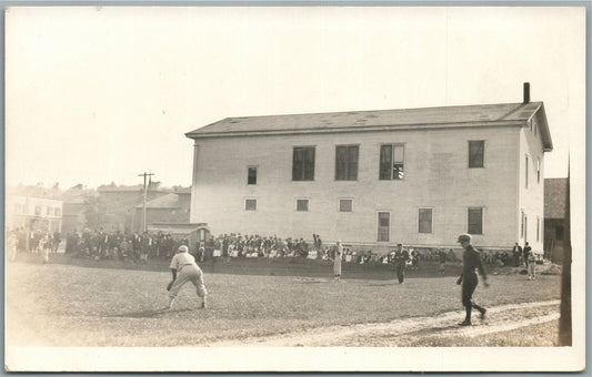 WILLIAMSTOWN VT BASEBALL GAME ANTIQUE REAL PHOTO POSTCARD RPPC
