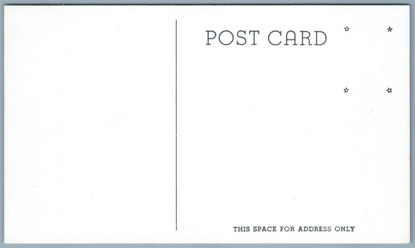 PINE CAMP NY FIRE STATION No. 1 VINTAGE POSTCARD