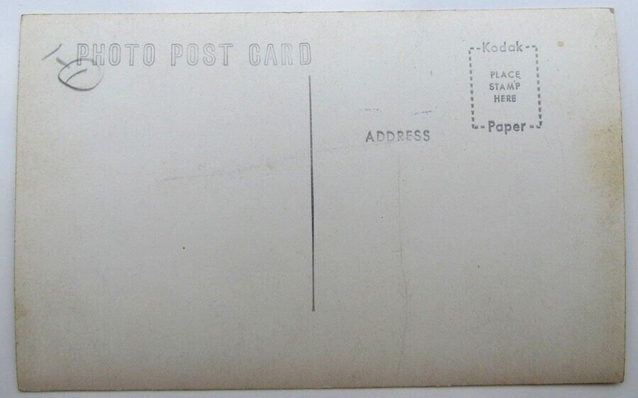 RPPC VINTAGE PHOTO POSTCARD TRAIN - LOCOMOTIVE railroad railway