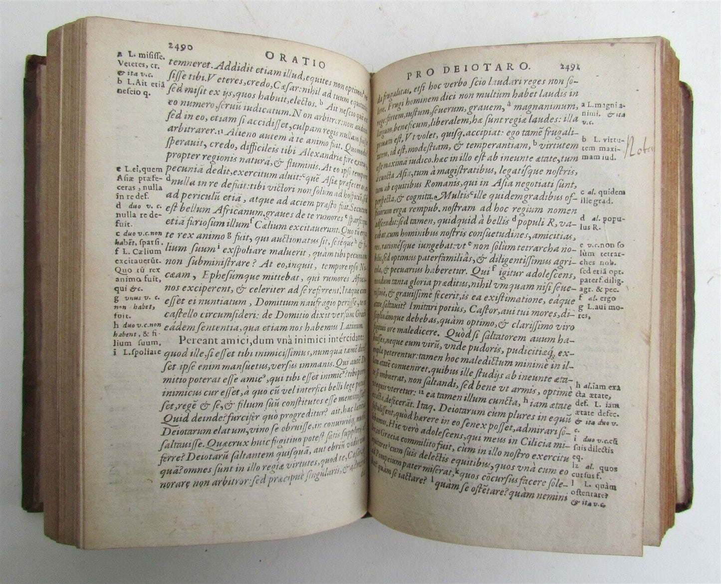 1580 CICERO ORATIONUM 16th CENTURY