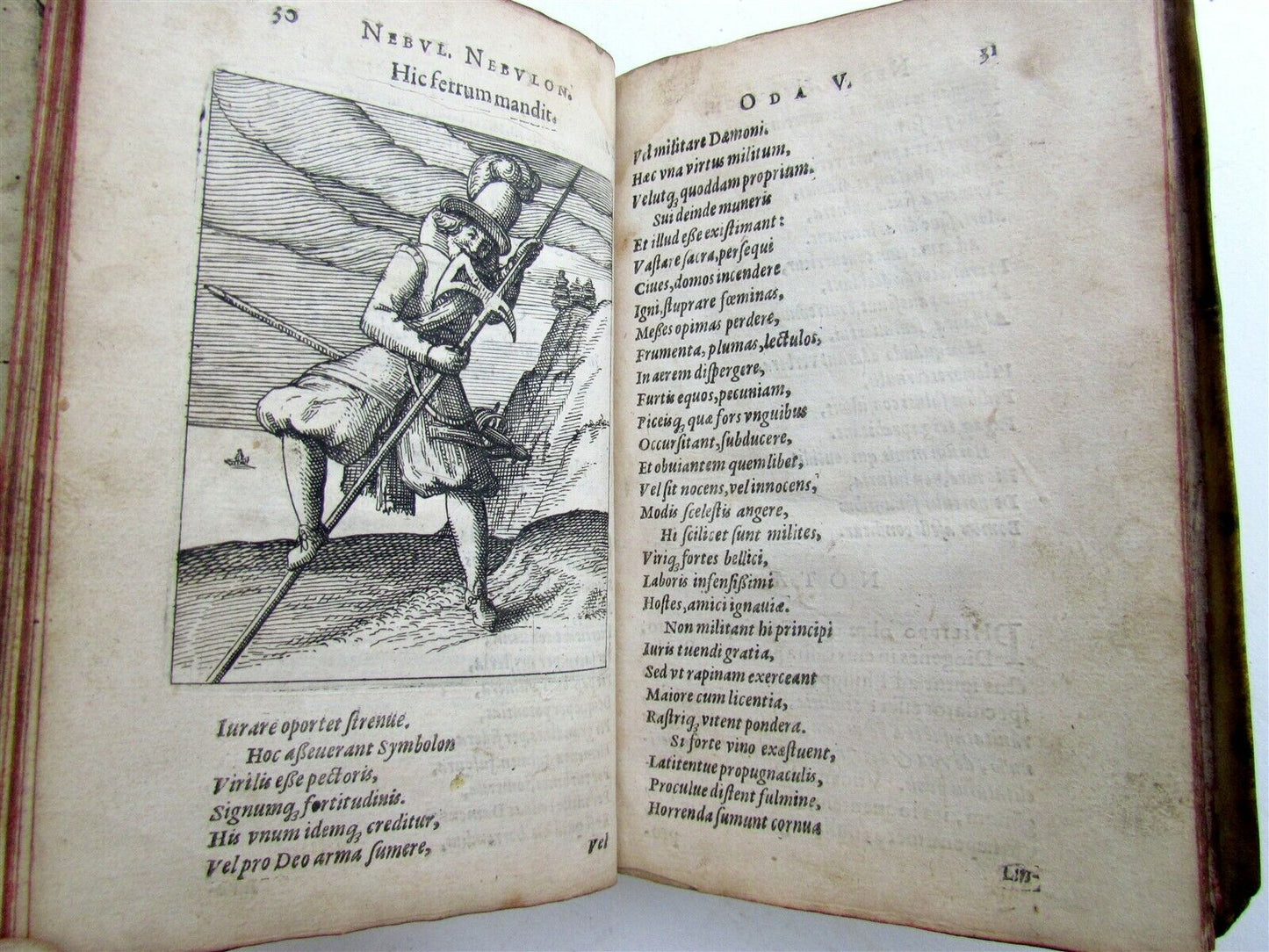 1620 NEBULO NEBULONUM by Johann FLITTNER ANTIQUE ILLUSTRATED vellum bound RARE