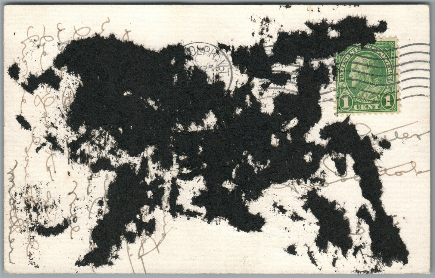 BROOKFIELD VT FLOATING BRIDGE ANTIQUE REAL PHOTO POSTCARD RPPC