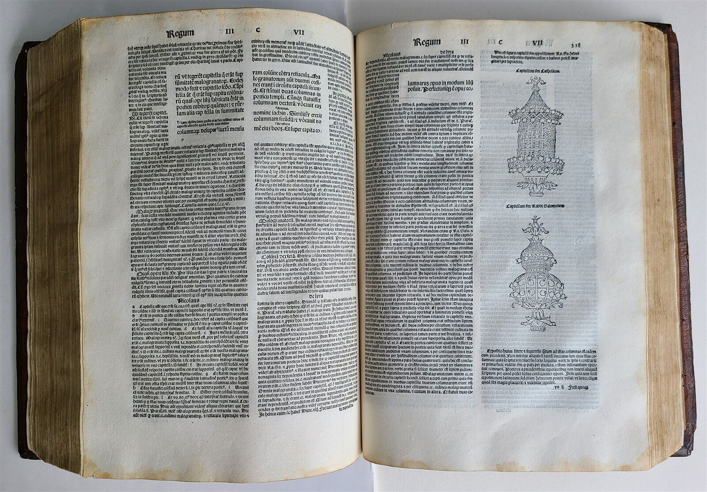 1495 INCUNABULA BIBLE 3 FOLIO VOLUMES COMPLETE antique ILLUSTRATED BIBLIA LATINA