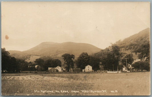 WEST RUPERT VT MT. ANTONE ANTIQUE REAL PHOTO POSTCARD RPPC