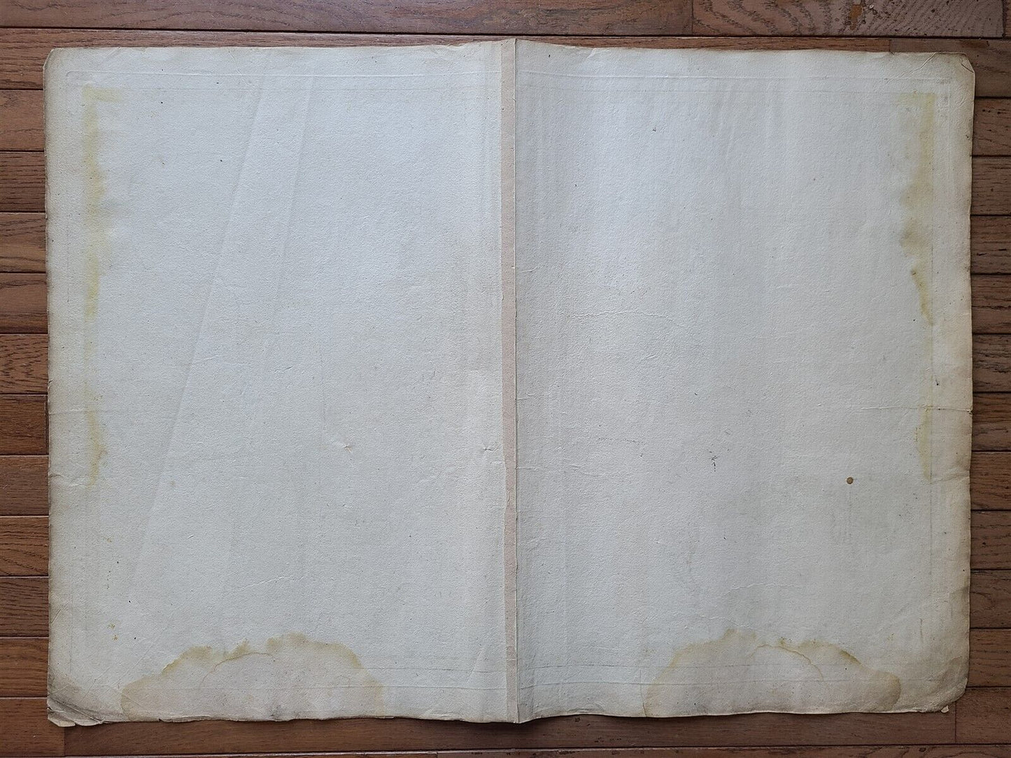 1736 LARGE MAP OF SILESIA POLAND OPPAVIENSIS antique 25 by 34 3/4"
