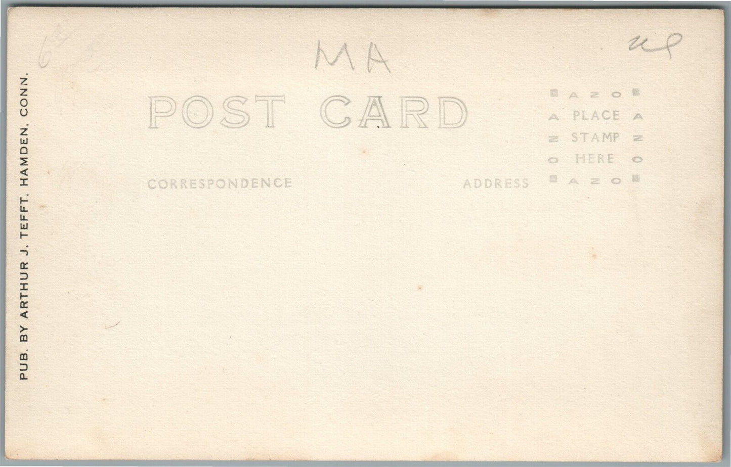 CONGAMOND LAKES MA MILLER'S BEACH THE MANITOU ANTIQUE REAL PHOTO POSTCARD RPPC