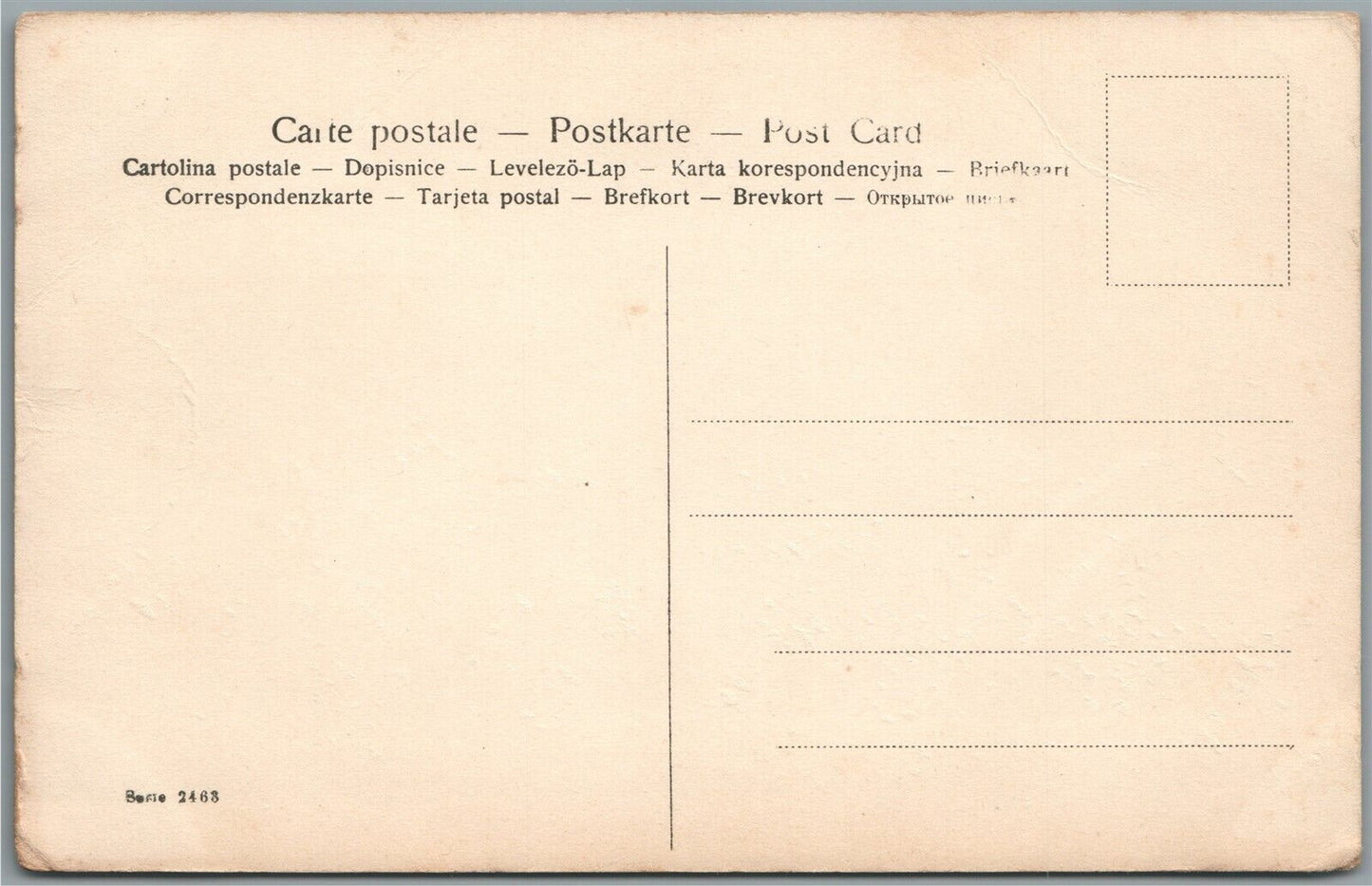 HUNTING DOGS PAIR ANTIQUE POSTCARD