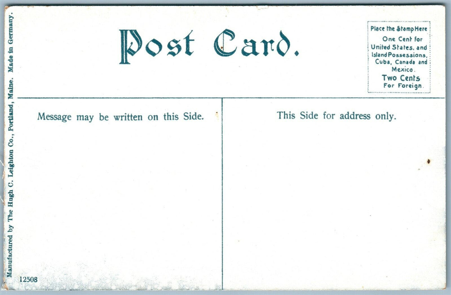 CASCO BAY ME COTTAGES AT GREAT DIAMOND ISLAND ANTIQUE POSTCARD