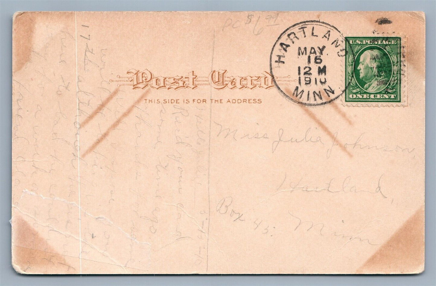 UNITED STATES OF AMERICA PATRIOTIC ANTIQUE POSTCARD artist signed