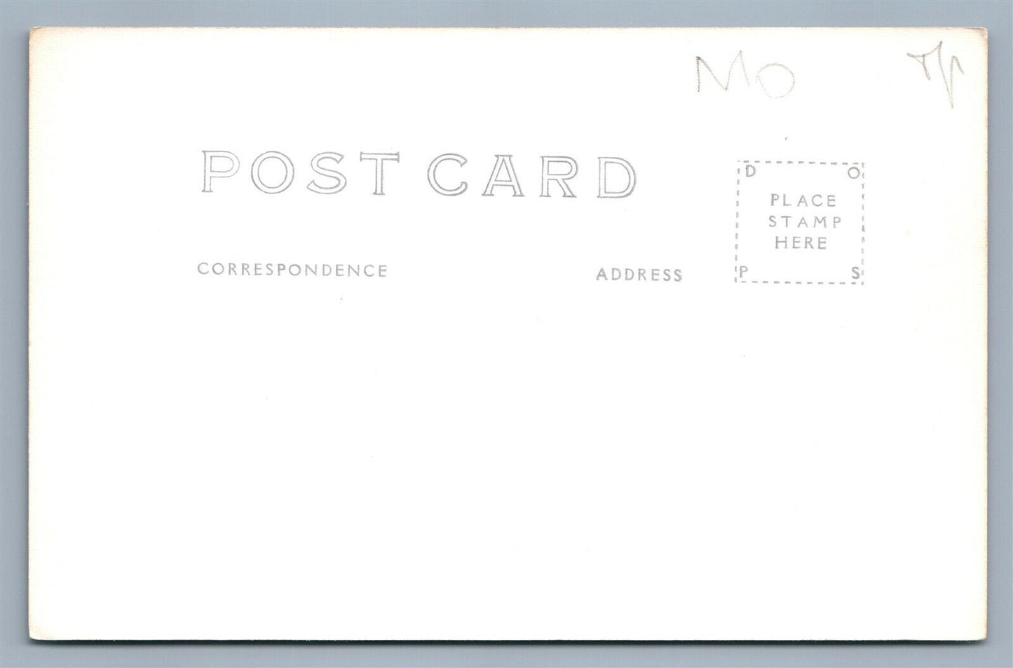 MUDDY CREEK CHURCH & CEMETERY MO VINTAGE REAL PHOTO POSTCARD RPPC