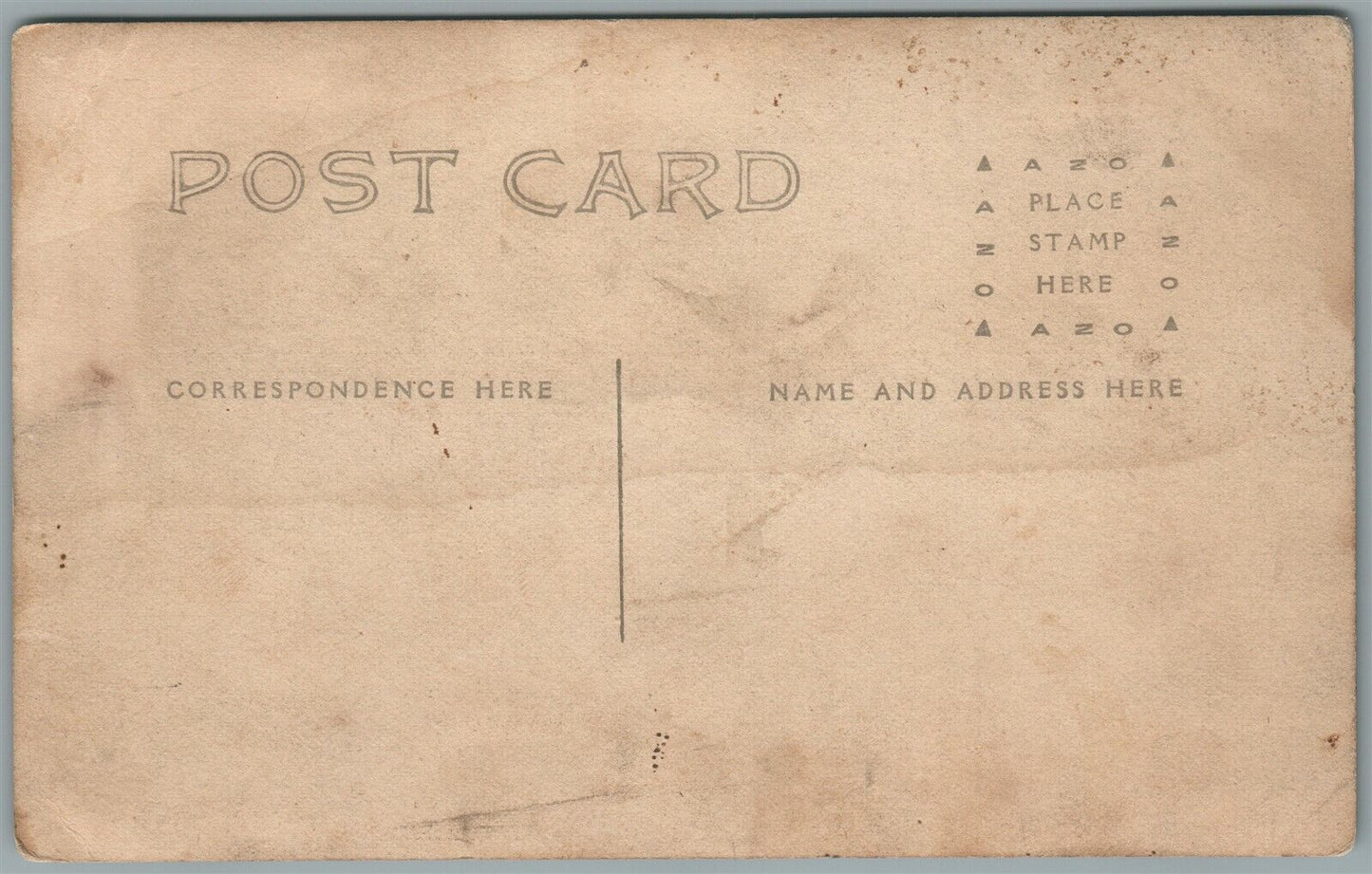 AMERICAN WWI SOLDIERS AT REST ANTIQUE REAL PHOTO POSTCARD RPPC