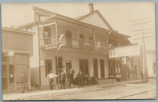 SHINGLEHOUSE PA ANTIQUE REAL PHOTO POSTCARD RPPC