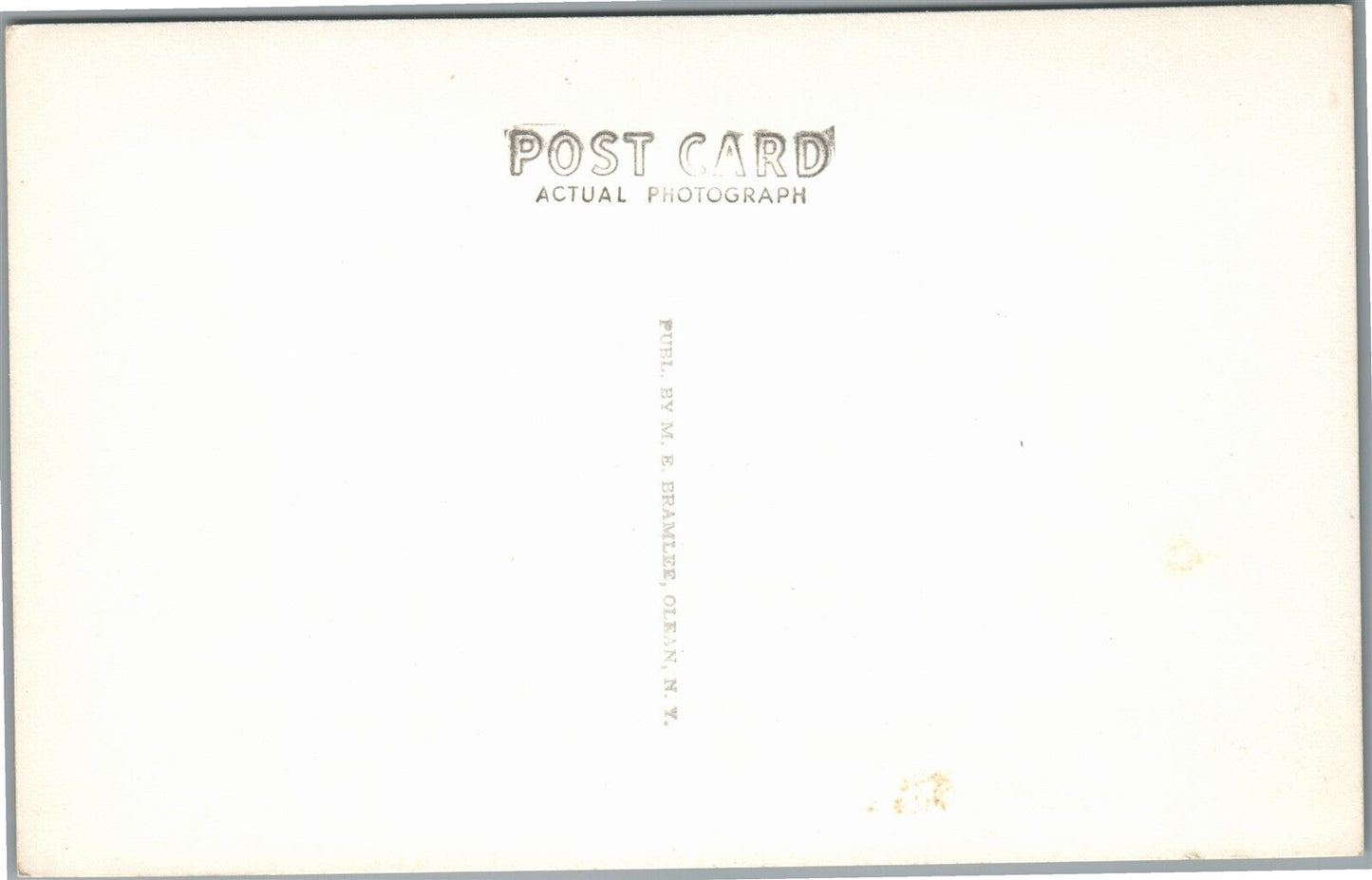 OLEAN NY WEST STATE STREET VINTAGE REAL PHOTO POSTCARD RPPC