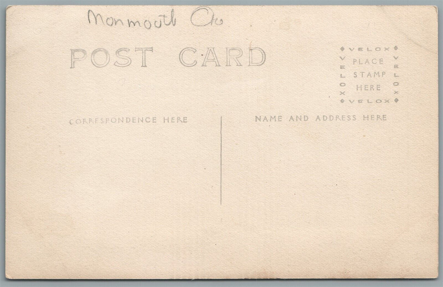 NJ STREET SCENE ANTIQUE REAL PHOTO POSTCARD RPPC