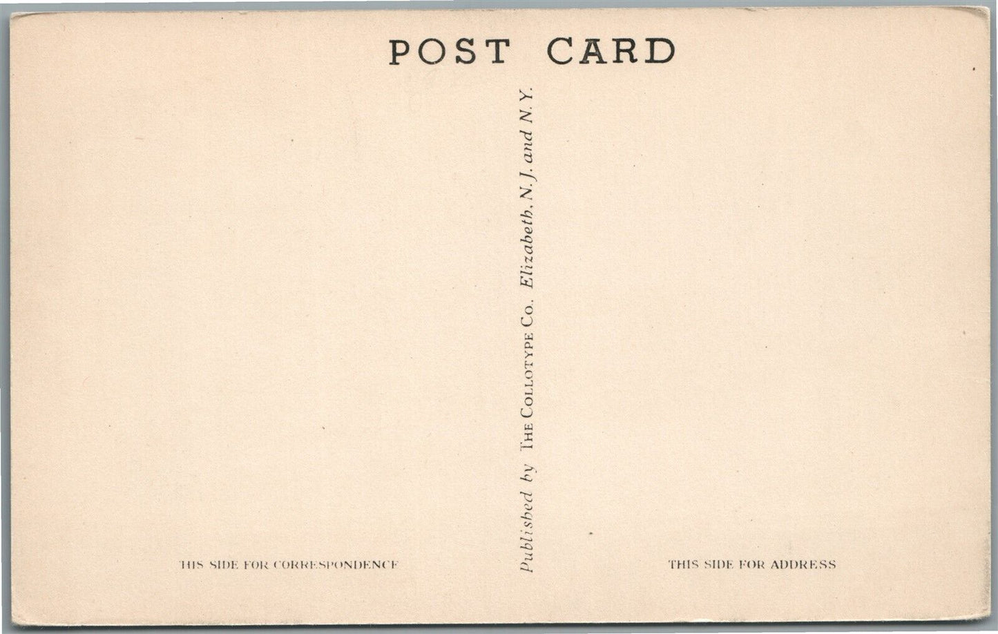 ATLANTIC HIGHLANDS NJ BAPTIST CHURCH ANTIQUE POSTCARD