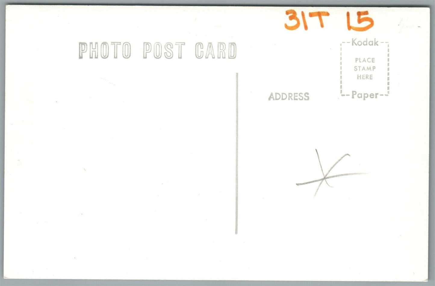 MILITARY SHIP USS OUELLET VINTAGE REAL PHOTO POSTCARD RPPC