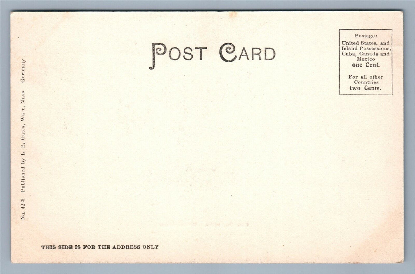 WARE MA OTIS CO. MILLS ANTIQUE POSTCARD