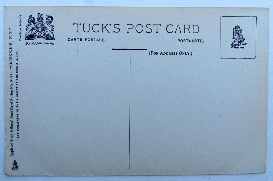 GREENWICH NY OPERA HOUSE ANTIQUE POSTCARD