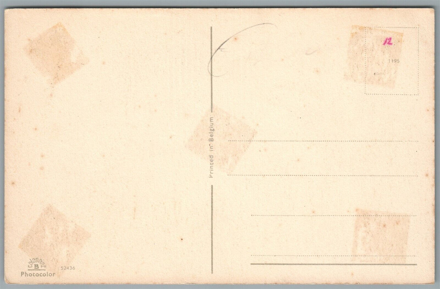 GERMAN SHEPPERD DOG ANTIQUE BELGIAN POSTCARD