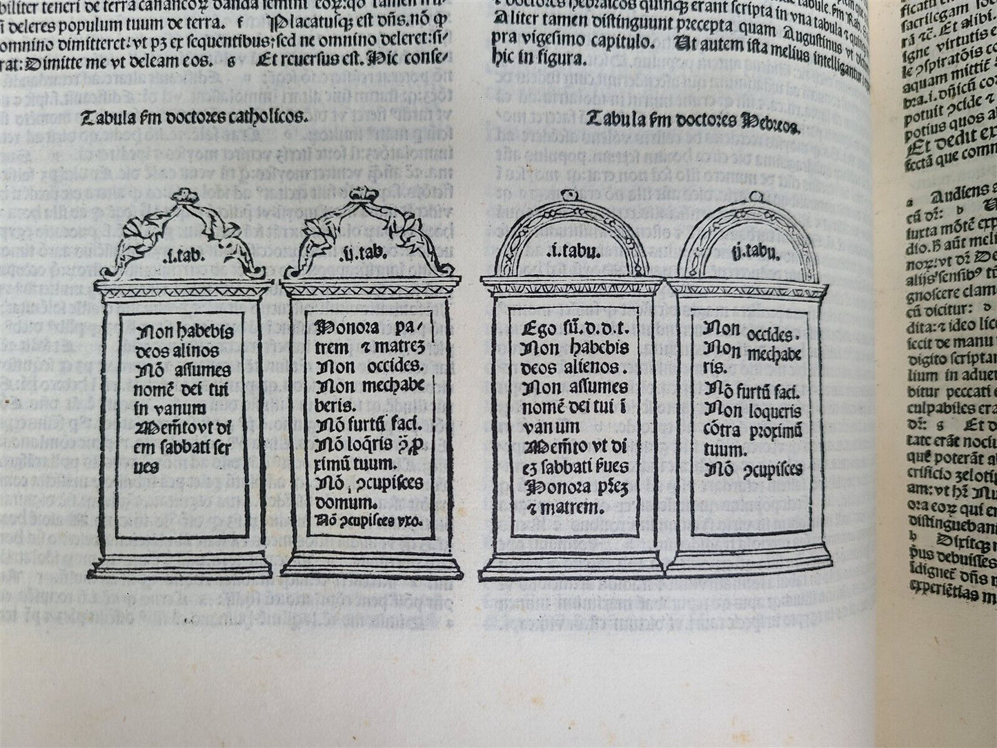 1495 INCUNABULA BIBLE 3 FOLIO VOLUMES COMPLETE antique ILLUSTRATED BIBLIA LATINA