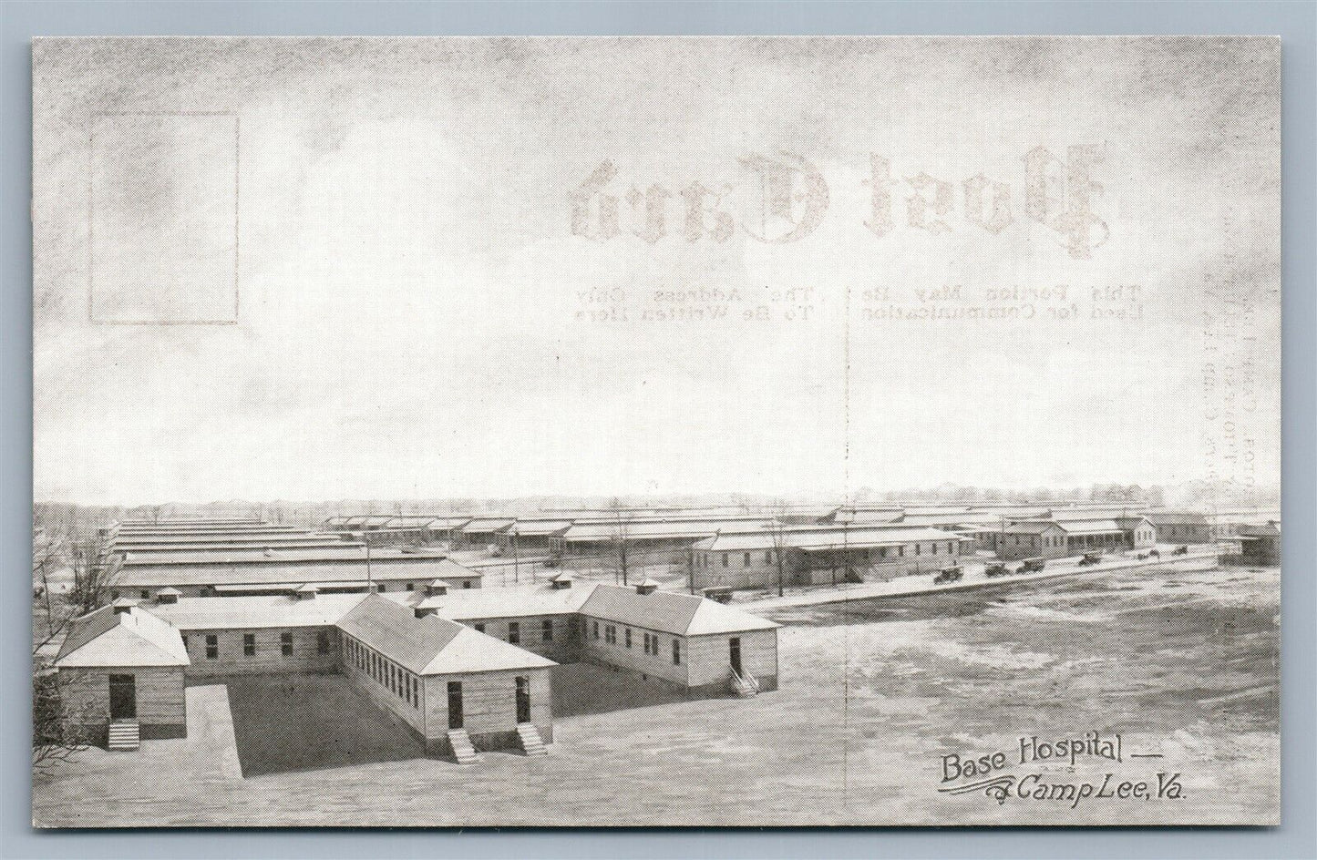 CAMP LEE VA BASE HOSPITAL ANTIQUE POSTCARD