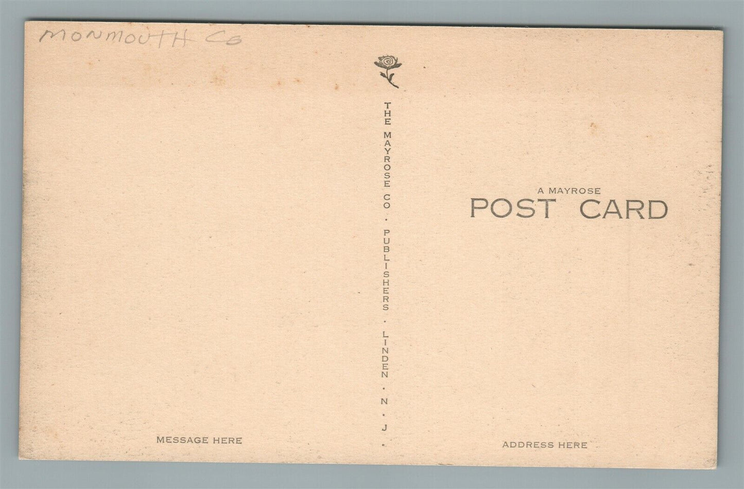 AVON BY THE SEA NJ THOMPSON SQUARE ANTIQUE POSTCARD