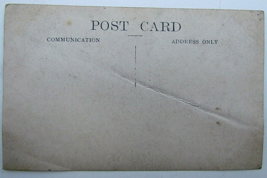 RPPC VINTAGE BRITISH PHOTO POSTCARD TOWN HALL WALKDEN UK