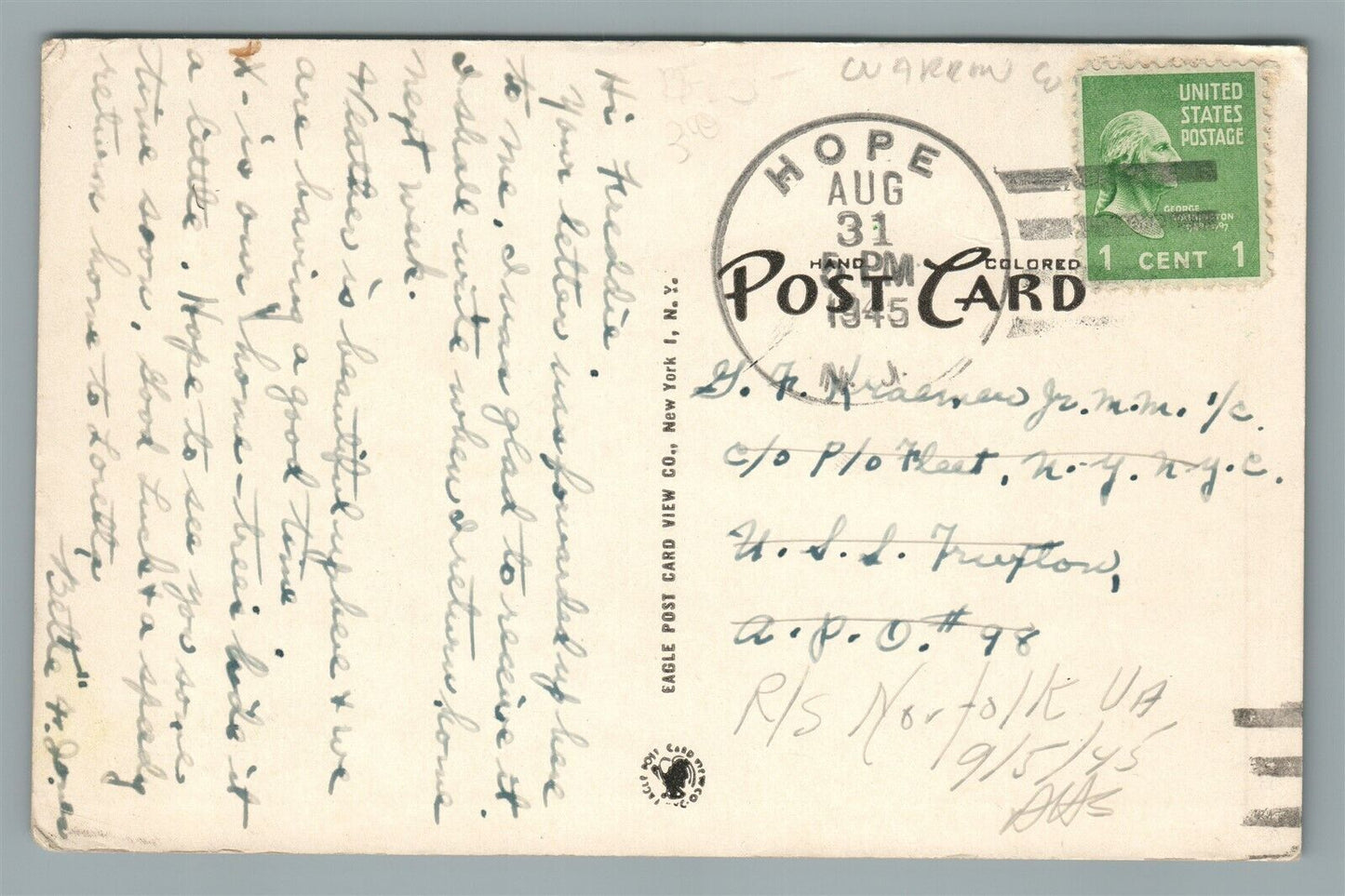 BELVIDERE NJ MOUNTAIN LAKE BOATING ANTIQUE POSTCARD