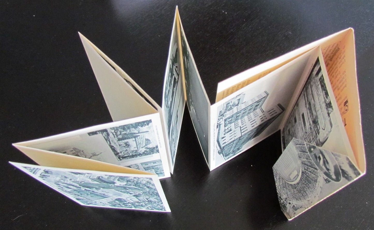 UNIVERSITY OF PITTSBURGH PA ANTIQUE FOLDING POSTCARDS SET