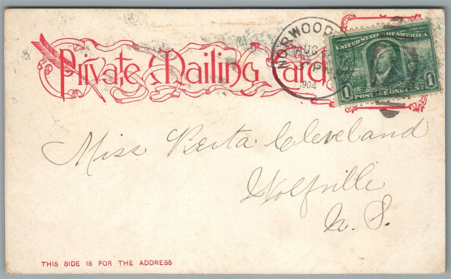 NORWOOD MA MORRIL MEMORIAL LIBRARY ANTIQUE POSTCARD