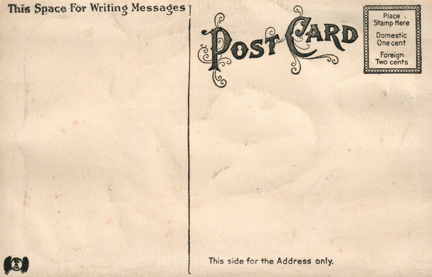 WASHINGTON FIRST PRESIDENT OF UNITED STATES PATRIOTIC ANTIQUE POSTCARD w/US FLAG