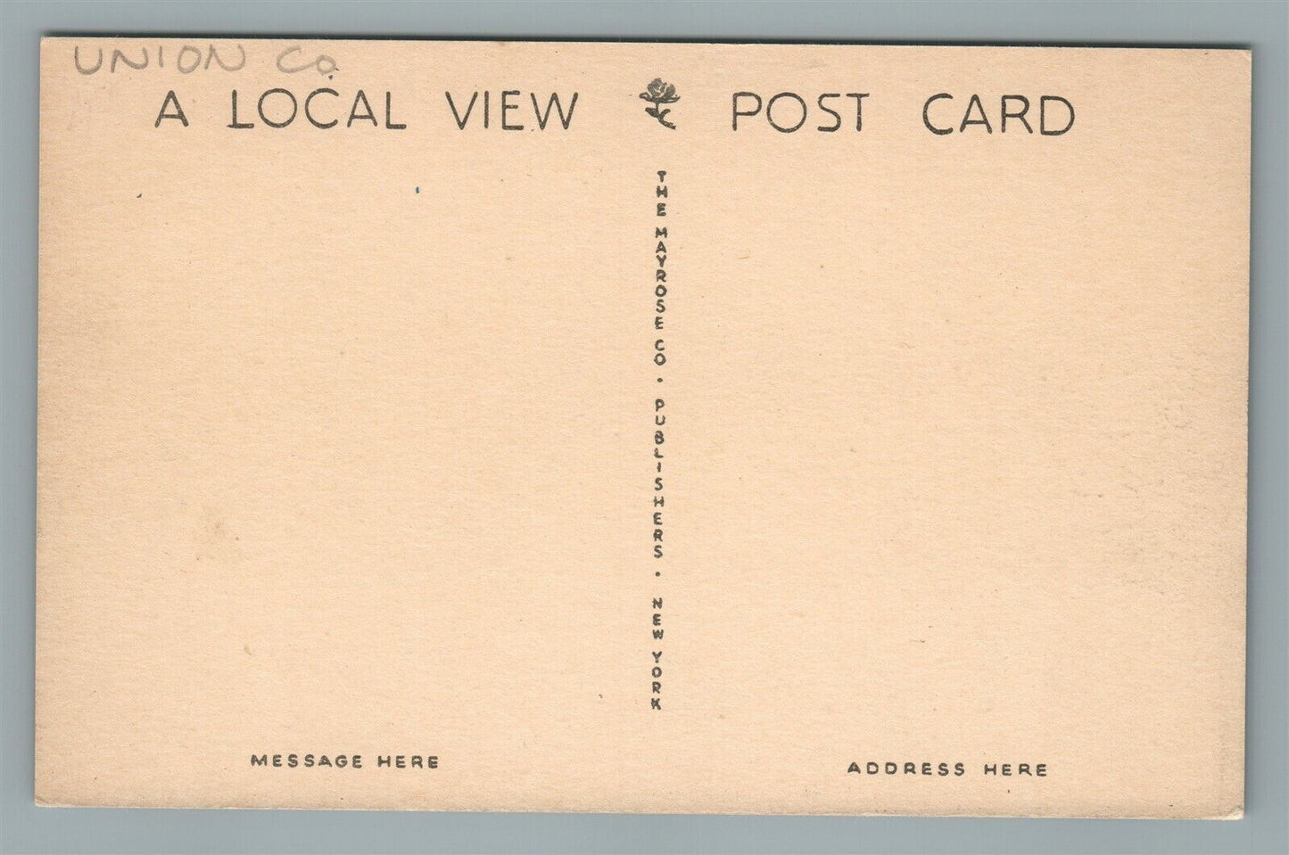 UNION NJ KENSINGTON PARK VINTAGE POSTCARD