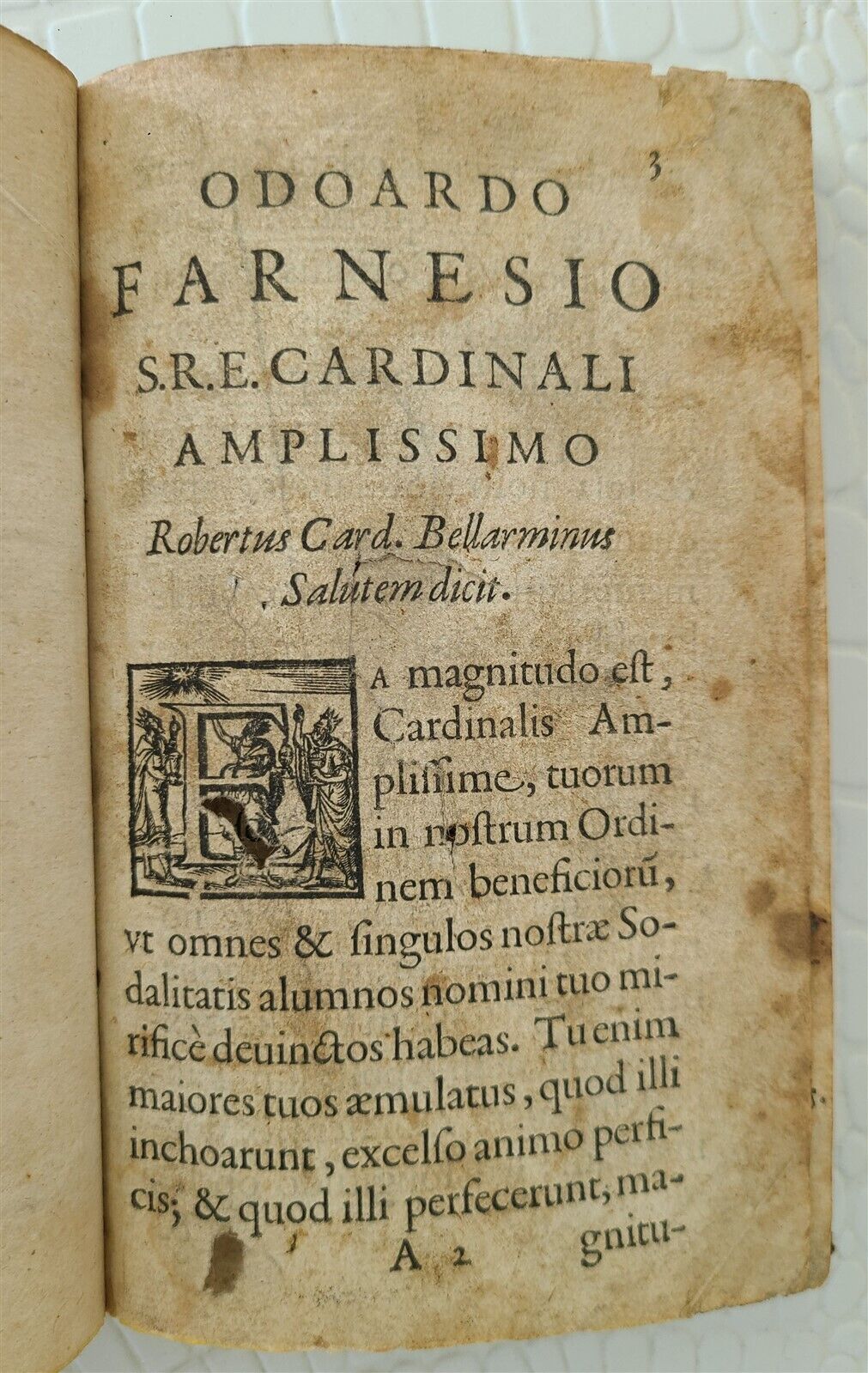 1616 antique THEOLOGY PLANTIN PRESS Eternal Happiness of Saints by R. Bellarmine