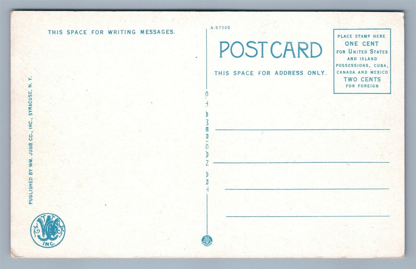 CARTHAGE NY ISLAND PAPER MILL VINTAGE POSTCARD