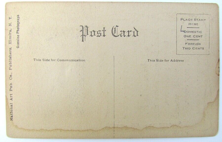 VINTAGE 1912 POSTCARD WAKEFIELD MA RAILROAD STATION railway train depot