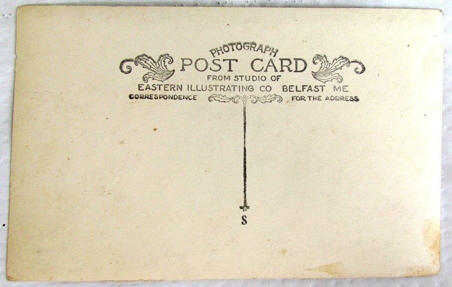 BRIDGEWATER WOOLEN COMPANY BRIDGEWATER VT RPPC ANTIQUE REAL PHOTO POSTCARD