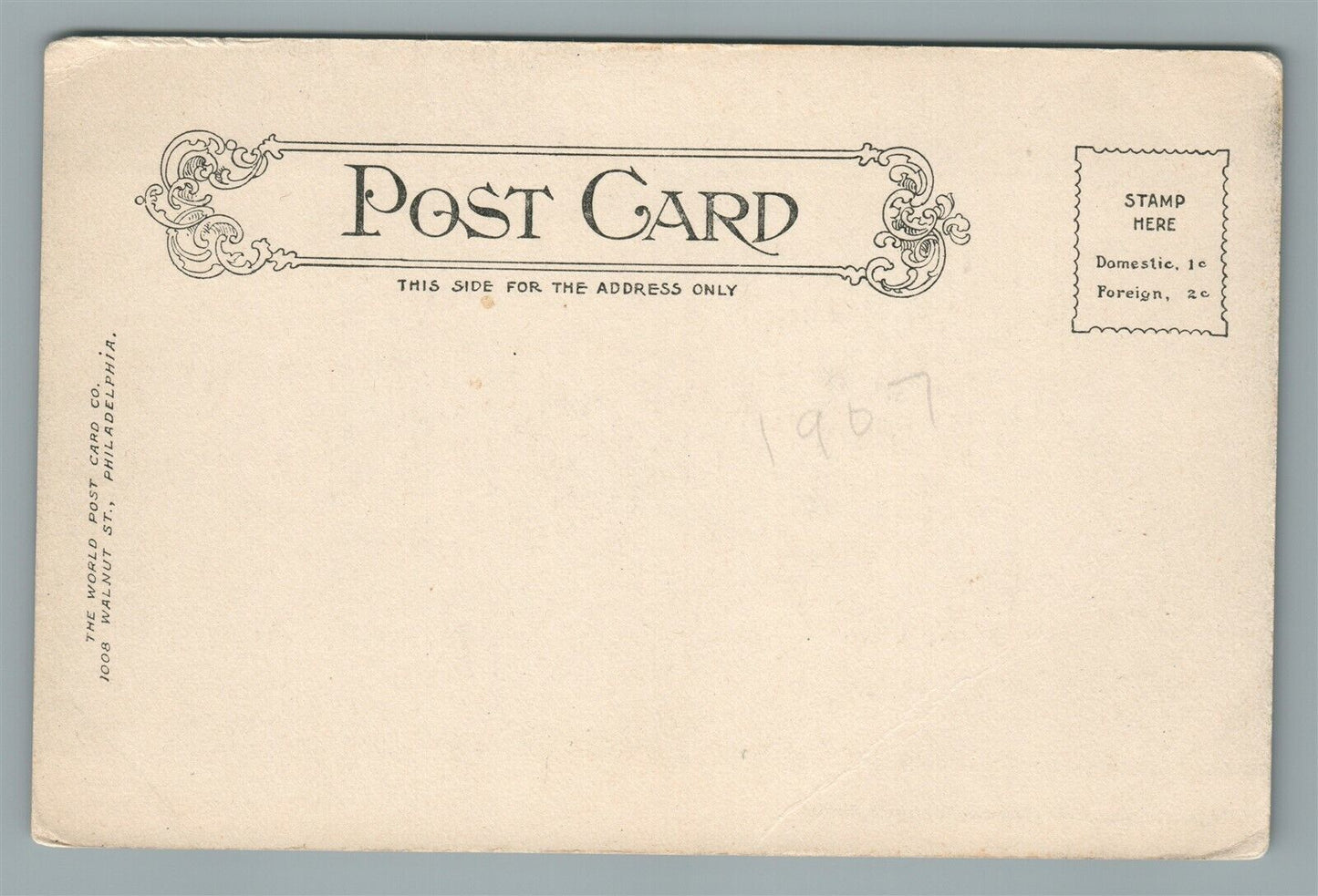 HADDONFIELD NJ SARAH HADDON'S HOUSE ANTIQUE POSTCARD
